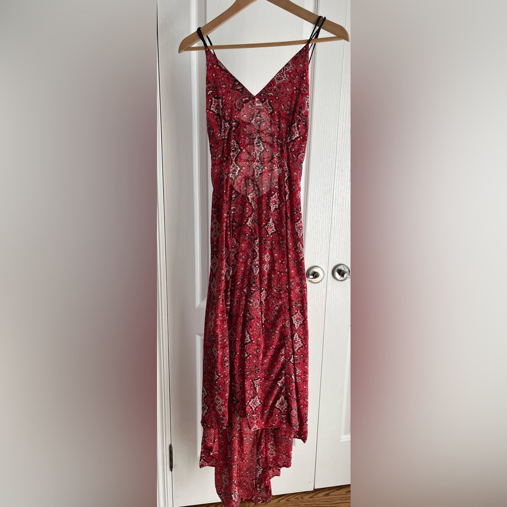 Greylin Red Maxi Dress
